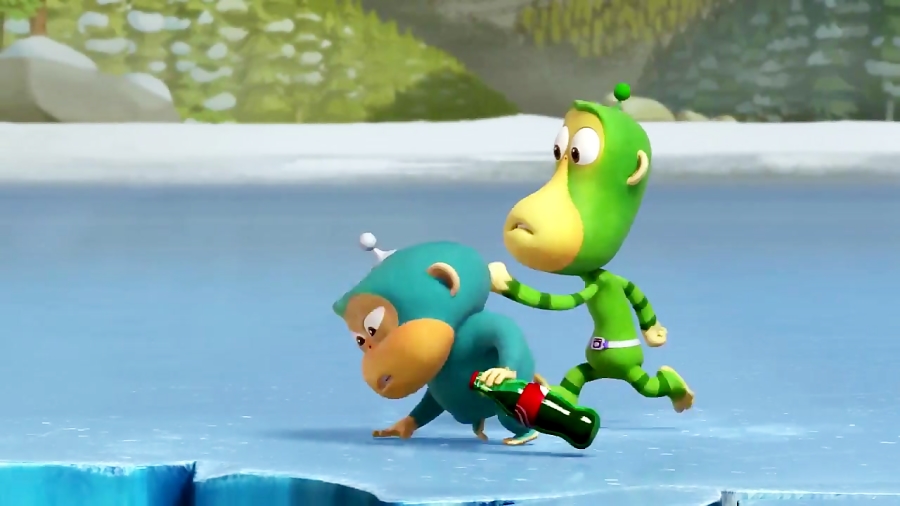 انیمیشن میمون های بیگانه Alien Monkes - قسمت 3